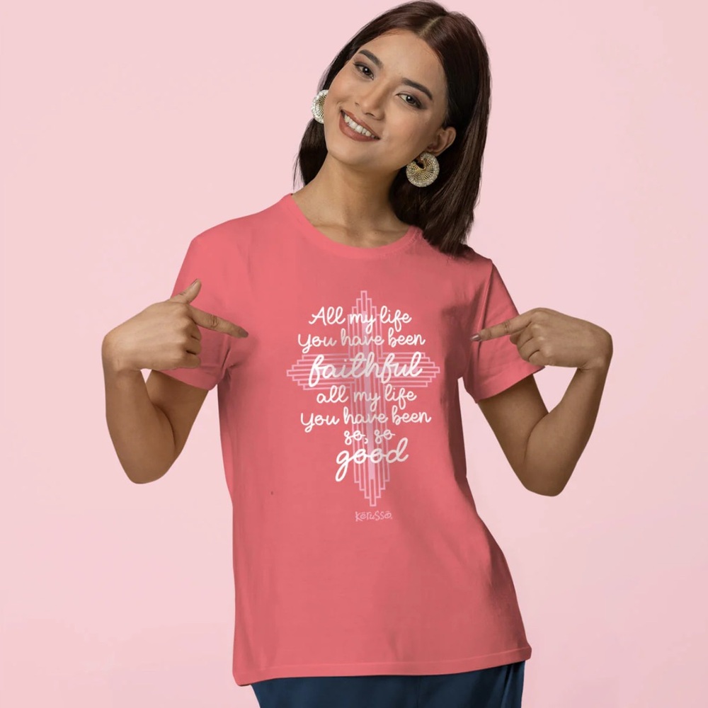 Kerusso Woman's Cotton Adult Short Sleeve T-Shirt - "So So Good" NWT - Picture 3 of 3
